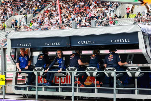 F1 - BELGIAN GRAND PRIX 2026 Red Bull Racing pitwall: WOLVERSON Richard (gbr), Head of Race Team Operations of Red Bull Racing, WACHE Pierre (fra), Technical Director of Red Bull Racing, MEKIES Laurent (fra), CEO & Team Principal at Red Bull Racing, during the Formula 1 Belgian Grand Prix 2026, 10th round of the 2026 Formula One World Championship, WM, Weltmeisterschaft from July 17 to 19, 2026 on the Circuit de Spa-Francorchamps, in Stavelot, Belgium - StavelotBelgium  Copyright: xFLORENTxGOODENx
