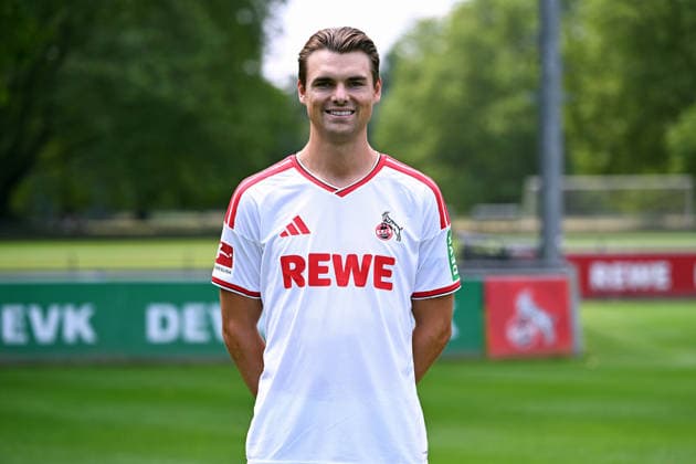 Joel Schmied; 1. FC Köln; 1.BL, Porträttermin 2026 2027 *** Joel Schmied, 1. FC Köln, Bundesliga, Photo Shoot 2026–2027