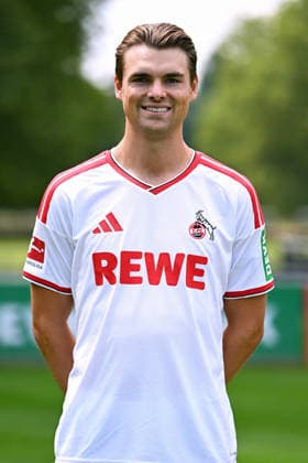 Joel Schmied; 1. FC Köln; 1.BL, Porträttermin 2026 2027 *** Joel Schmied, 1. FC Köln, Bundesliga, Photo Shoot 2026–2027