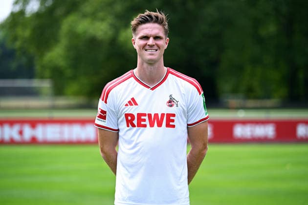 Marius Bülter; 1. FC Köln; 1.BL, Porträttermin 2026 2027 *** Marius Bülter, 1. FC Köln, Bundesliga, Photo Shoot 2026–2027