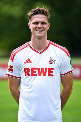 Marius Bülter; 1. FC Köln; 1.BL, Porträttermin 2026 2027 *** Marius Bülter, 1. FC Köln, Bundesliga, Photo Shoot 2026–2027
