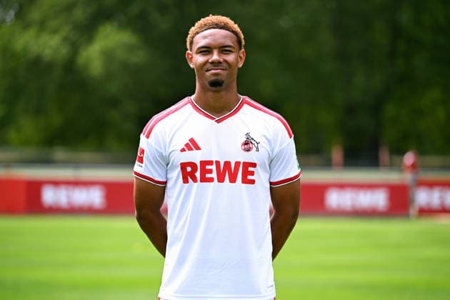 Maik Afri Akumu; 1. FC Köln; 1.BL, Porträttermin 2026 2027 *** Maik Afri Akumu 1 FC Cologne 1 Bundesliga, Photo Shoot 2026 2027