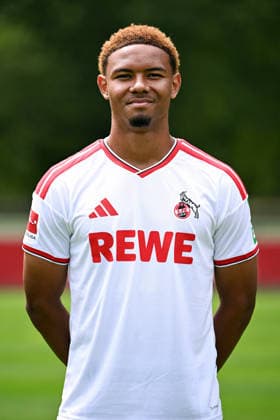 Maik Afri Akumu; 1. FC Köln; 1.BL, Porträttermin 2026 2027 *** Maik Afri Akumu 1 FC Cologne 1 Bundesliga, Photo Shoot 2026 2027