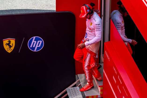 STAVELOT, BELGIUM: Lewis Hamilton, racing for the Ferrari team during the 2026 Formula 1 Belgian Grand Prix at the Circuit de Spa-Francorchamps in Stavelot, Belgium