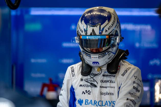 STAVELOT, BELGIUM: Alex Albon, racing for the Williams Racing team during the 2026 Formula 1 Belgian Grand Prix at the Circuit de Spa-Francorchamps in Stavelot, Belgium