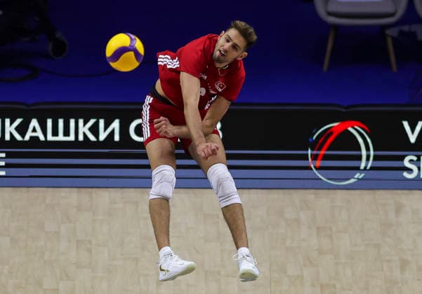 Women™s Volleyball Nations League - Belgrade 2026 during the Men™s Volleyball Nations League Pool 7 match between Turkiye and Ukraine at Belgrade Arena on July 17, 2026 in Belgrade, Serbia. Belgrade Serbia Copyright: xSrdjanxStevanovicx x