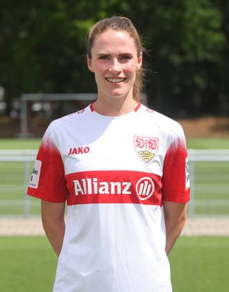 BAU Stuttgart , Reena Wichmann; VfB Stuttgart Frauen ; 1.BL Frauen, Porträttermin 2026 2027, *** BAU Stuttgart, Reena Wichmann, VfB Stuttgart Women s 1st Team (Women s Bundesliga), Photo Shoot 2026–2027,
