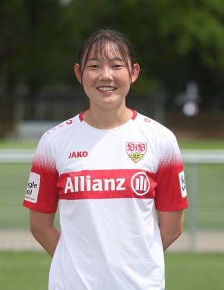BAU Stuttgart , Haruka Osawa; VfB Stuttgart Frauen ; 1.BL Frauen, Porträttermin 2026 2027, *** BAU Stuttgart, Haruka Osawa, VfB Stuttgart Women s 1st Team (Women s Bundesliga), Photo Shoot 2026–2027,