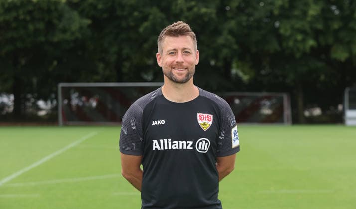 BAU Stuttgart , Nico Schneck; VfB Stuttgart Frauen ; 1.BL Frauen, Porträttermin 2026 2027, *** BAU Stuttgart, Nico Schneck, VfB Stuttgart Women s 1st Team (Women s Bundesliga), Photo Shoot 2026–2027,
