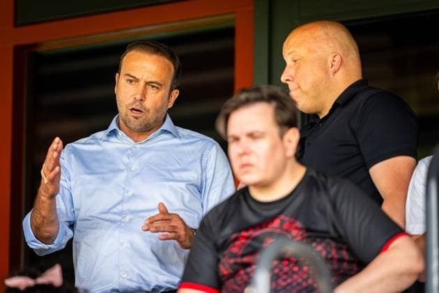 VLAARDINGEN , 17-07-2026 , Sportpark CWO-Nieuwelantpark , season 2026 2027, Dutch preseason friendly football , Match between Olympiakos and Fortuna Sittard , picture shows Joris Mathijsen Olympiakos - Fortuna Sittard (friendly)  x205074974x Copyright:
