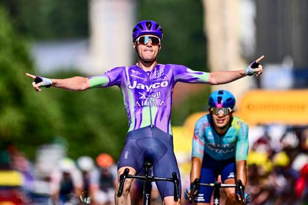 Cycling, Tour de France, Stage 13, Winner: Mauro Schmid