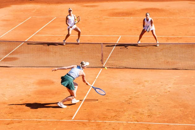 TENNIS - WTA, Tennis Damen Generali Open Ladies Kitzbuehel KITZBUEHEL,AUSTRIA,17.JUL.26 - TENNIS - WTA Tour, Generali Open Ladies Kitzbuehel. Image shows Alicia Barnett (GBR), Laura Pigossi (BRA) and Yvonne Cavalle-Reimers (ESP).  GEPAxpictures xJulioxArellano