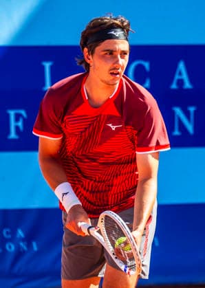 July 17, 2026, Gstaad, Bern, Switzerland: Gstaad Switzerland, 07 17 2026: ALEXANDER SHEVCHENKO of Kazakhstan is in action during semi-finals of EFG Swiss Open Gstaad ATP, Tennis Herren 250,Tennis Herren 250, which is known as the Swiss Gstaad Open and took place at Roy Emerson Arena in Gstaad, which is located in the famous ski resort of Gstaad and which is located in the Bernese Oberland. Gstaad Switzerland - ZUMAd206 20260717_zip_d206_069 Copyright: xEricxDubostx