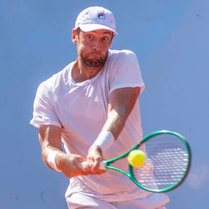 July 17, 2026, Gstaad, Bern, Switzerland: Gstaad Switzerland, 07 17 2026: QUENTIN HALYS of France is in action during semi-finals of EFG Swiss Open Gstaad ATP, Tennis Herren 250,Tennis Herren 250, which is known as the Swiss Gstaad Open and took place at Roy Emerson Arena in Gstaad, which is located in the famous ski resort of Gstaad and which is located in the Bernese Oberland. Gstaad Switzerland - ZUMAd206 20260717_zip_d206_074 Copyright: xEricxDubostx