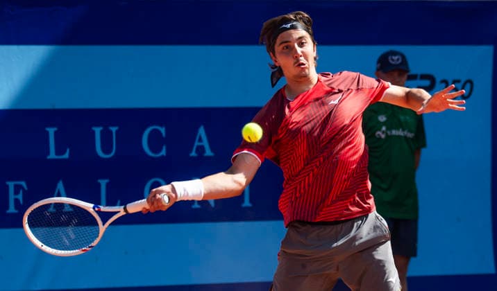 July 17, 2026, Gstaad, Bern, Switzerland: Gstaad Switzerland, 07 17 2026: ALEXANDER SHEVCHENKO of Kazakhstan is in action during semi-finals of EFG Swiss Open Gstaad ATP, Tennis Herren 250,Tennis Herren 250, which is known as the Swiss Gstaad Open and took place at Roy Emerson Arena in Gstaad, which is located in the famous ski resort of Gstaad and which is located in the Bernese Oberland. Tennis 2026: Swiss Open  - ZUMAd206 20260717_zip_d206_068 Copyright: xEricxDubostx