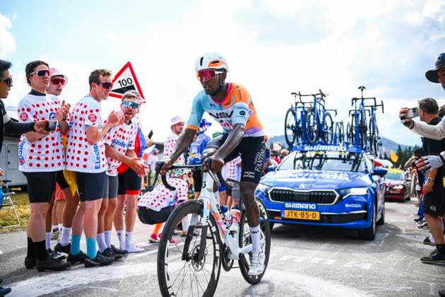Tour de France 2026 Stage 13 BELFORT, FRANCE - JULY 17 : Girmay Biniam (ERI) of NSN Cycling Team in action during stage 13 of the 113rd edition of Tour de France an UCI World Tour 2.UWT cycling road race stage for Men Elite of 205 km with start in Dole and finish in Belfort on July 17, 2026 in Belfort, France, 17 07 2026 Belfort France  Copyright: xGvgx