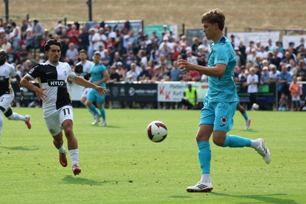 Football, friendly match, SV Elversberg v FC Viktoria Köln