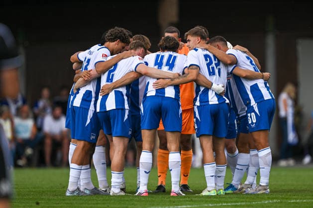SOCCER - Wattens vs Hertha, test match KUNDL,AUSTRIA,17.JUL.26 - SOCCER - ADMIRAL Bundesliga, 2. DFL, 2. Deutsche Bundesliga, WSG Tirol vs Hertha BSC Berlin, test match. Image shows Hertha BSC Berlin.  GEPAxpictures xDanielxSchoenherr
