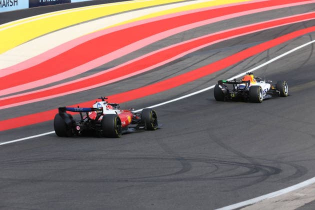 17.07.2026, Circuit de Spa-Francorchamps, Spa-Francorchamps, Formula 1 Moet & Chandon Belgian Grand Prix 2026 , im Bild Charles Leclerc (MCO), Scuderia Ferrari HP, Arvid Lindblad (GBR), Visa Cash App Racing Bulls Formula One Team (Photo by Alessandro Martellottta Hasan Bratic DeFodi Images) - *** July 17, 2026, Circuit de Spa-Francorchamps, Spa-Francorchamps, 2026 Formula 1 Moët & Chandon Belgian Grand Prix, pictured: Charles Leclerc (MCO), Scuderia Ferrari (HP), Arvid Lindblad (GBR), Visa Cash App Racing Bulls Formula One Team. Photo by Alessandro Martellotta, Hasan Bratic, DeFodi Images