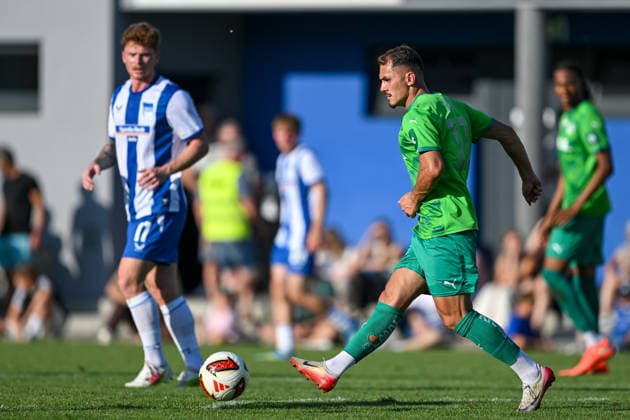 SOCCER - Wattens vs Hertha, test match KUNDL,AUSTRIA,17.JUL.26 - SOCCER - ADMIRAL Bundesliga, 2. DFL, 2. Deutsche Bundesliga, WSG Tirol vs Hertha BSC Berlin, test match. Image shows Murat Satin (Wattens).  GEPAxpictures xDanielxSchoenherr