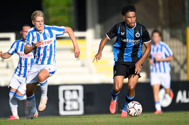 Club Brugge v sc Heerenveen - Friendly match ROESELARE, BELGIUM - JULY 17 : Lemarechal Felix midfielder of Club Brugge in action during the friendly match between Club Brugge and sc Heerenveen on July 17, 2026 in Roeselare, Belgium, 17 07 2026 Roeselare Belgium  Copyright: xNicoxVereeckenx
