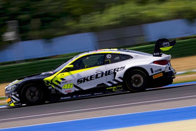 GT World Challenge Misano 2026 - Free Practice 1 Max HESSE and Valentino ROSSI drive the ( 46) BMW M4 GT3 EVO of Team WRT during the Free Practice 1 of the 5th round of the GT World Challenge Europe by AWS at Misano World Circuit - Marco Simoncelli in Misano, Italy, on July 17, 2026. Misano Italy Italy  Copyright: xFabioxPellicciax originalFilename:pelliccia-gtworldc260717_nprzB.jpg