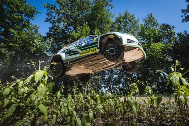 AUTO - WRC, Motorsport Rallye, WM - RALLY ESTONIA 2026 25 Emil LINDHOLM, Gabriel MORALES, SKODA Fabia RS, action during the 2026 Rally Estonia, 8th round of the 2026 WRC WORLD RALLY CAR CHAMPIONSHIP, from July 16 to 29, 2026 at Tartu, Estonia - TartuEstonia  Copyright: xNikosxKatikisx