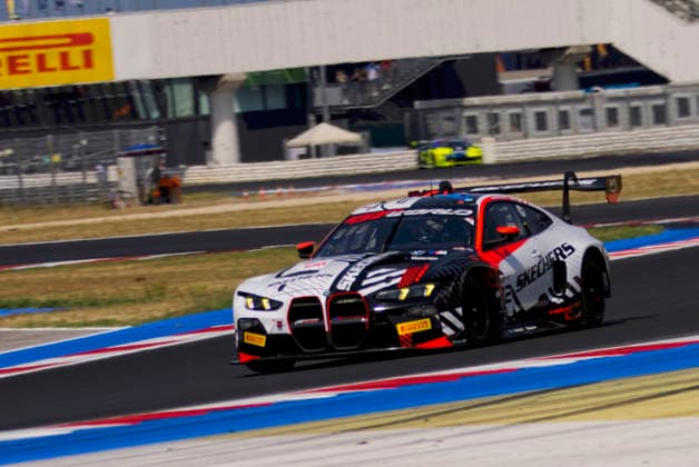 GT World Challenge Misano 2026 - Free Practice 1 Kelvin van der Linde and Charles Weerts drive the ( 32) BMW M4 GT3 EVO of Team WRT during Free Practice 1 of the 5th round of the GT World Challenge Europe by AWS at the Misano World Circuit - Marco Simoncelli in Misano, Italy, on July 17, 2026. Misano Italy Italy  Copyright: xFabioxPellicciax originalFilename:pelliccia-gtworldc260717_np6Bu.jpg
