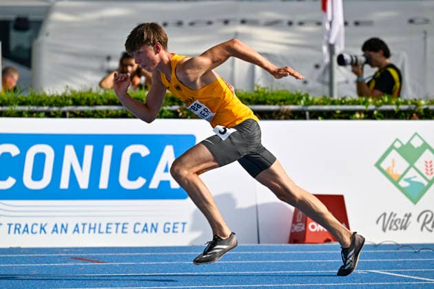Jonathan PERNER (Germany, Recklinghaeuser LC, 400m) ITA, European Atheltics U18 Championships, Athletics, 16.07.2026, ITA, European Atheltics U18 Championships, Athletics, 16.07.2026, *** Jonathan PERNER, Germany, Recklinghäuser LC, 400m, ITA, European Athletics U18 Championships, Track and Field, July 16, 2026, ITA, European Athletics U18 Championships, Track and Field, July 16, 2026, Copyright: xx