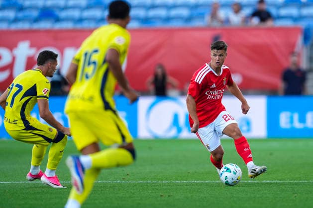 July 17, 2026, Faro, Algare, Portugal: Dahl of SL Benfica in action during a Pre-Season friendly football match played between SL Benfica and Villarreal CF at Estadio Algarve on July 17, 2026 in Faro, Portugal SL Benfica V Villarreal CF - Pre-Season Friendly  - ZUMAa181 20260717_zaa_a181_022 Copyright: xJoaquinxCorcherox