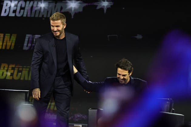 July 17, 2026, New York, New York, USA: Soccer legends David Beckham and Kaka during Fanatics Fest at the Jacob Javitz Center on Friday, July 17, 2026; New York, New York, USA. New York USA - ZUMAs325 20260717_zsp_s325_007 Copyright: xJessxStilesx
