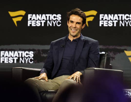 July 17, 2026, New York, New York, USA: Soccer legend Kaka during Fanatics Fest at the Jacob Javitz Center on Friday, July 17, 2026; New York, New York, USA. NY: Fanatics Fest  - ZUMAs325 20260717_zsp_s325_038 Copyright: xJessxStilesx