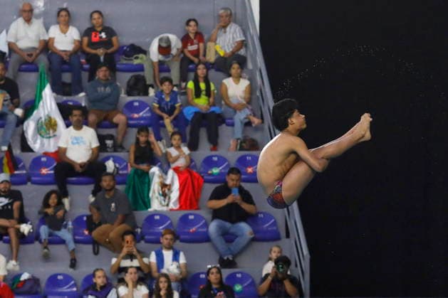 Mexico Diving Cup in Zapopan Carlos Solorzano of Mexico competes in the men s 3-meter springboard at the Mexico Diving Cup at the Metropolitan Aquatic Center in Zapopan, Jalisco, Mexico, 17 July 2026. ZAPOPAN Mexico  Copyright: xFRANCISCOxGUASCOx