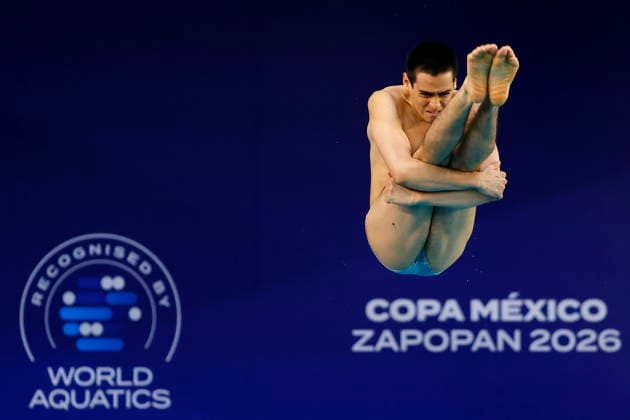 Mexico Diving Cup in Zapopan Matias Ortiz of El Salvador competes in the men s 3-meter springboard at the Mexico Diving Cup at the Metropolitan Aquatic Center in Zapopan, Jalisco, Mexico, 17 July 2026. ZAPOPAN Mexico  Copyright: xFRANCISCOxGUASCOx