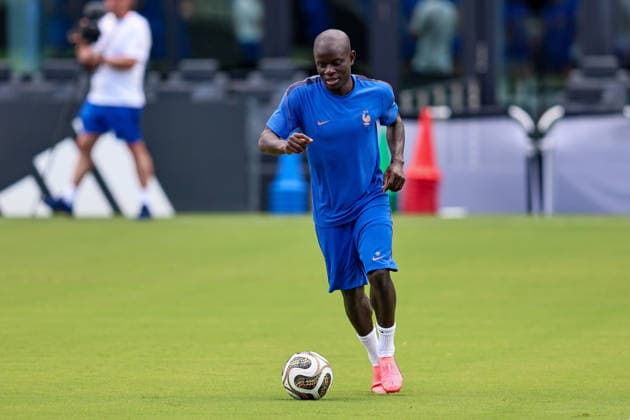 July 17, 2026, Fort Lauderdale, Florida, USA: Ngolo Kante 13 of France attends a France soccer team training session in preparation for a FIFA World Cup, WM, Weltmeisterschaft, Fussball 26 Bronze Final match between France and England. Soccer 2026: World Cup 26 - France Training.  - ZUMAa257 20260717_zsp_a257_013 Copyright: xChrisxArjoonx