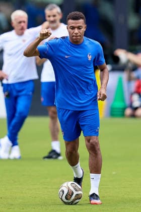 July 17, 2026, Fort Lauderdale, Florida, USA: Kylian Mbappe 10 of France attends a France soccer team training session in preparation for a FIFA World Cup, WM, Weltmeisterschaft, Fussball 26 Bronze Final match between France and England. Soccer 2026: World Cup 26 - France Training.  - ZUMAa257 20260717_zsp_a257_029 Copyright: xChrisxArjoonx