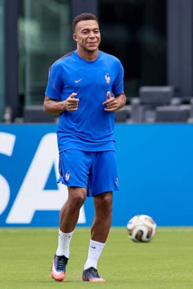 July 17, 2026, Fort Lauderdale, Florida, USA: Kylian Mbappe 10 of France attends a France soccer team training session in preparation for a FIFA World Cup, WM, Weltmeisterschaft, Fussball 26 Bronze Final match between France and England. Fort Lauderdale USA - ZUMAa257 20260717_zsp_a257_035 Copyright: xChrisxArjoonx