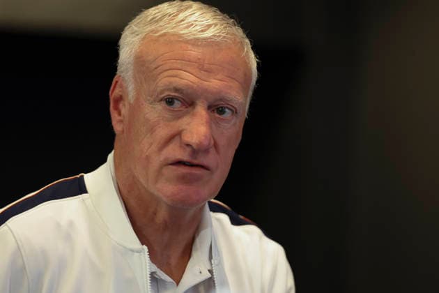 (260718) -- MAIAMI, July 18, 2026 -- Didier Deschamps, head coach of France, is pictured before a press conference, PK, Pressekonferenz ahead of the bronze final match between France and England at the 2026 FIFA World Cup, WM, Weltmeisterschaft, Fussball in Miami, the United States, July 17, 2026. ) (SP)U.S.-MIAMI-FOOTBALL-FIFA WORLD CUP-TEAM FRANCE-PRESS CONFERENCE ChenxYichen 