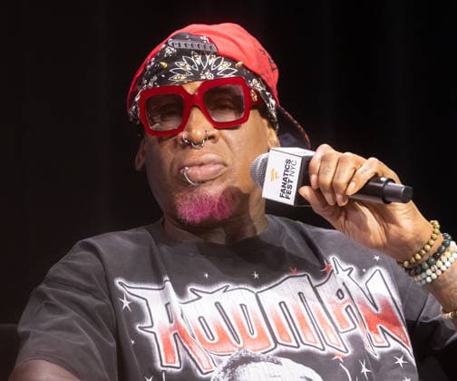 2026 Fanatic Fest- Day 2 Featuring: Dennis Rodman Where: New York, New York, United States When: 17 Jul 2026 Credit: Janet Mayer INSTARimages.com EDITORIAL USE ONLY. NOT FOR USE BY NEWSPAPERS BASED IN THE UK. Copyright: xx instar55860296