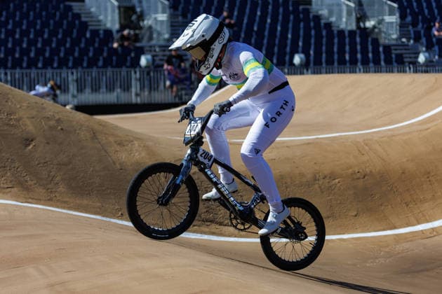 BMX WORLD CHAMPIONSHIPS, Isabell May of Australia competes during the BMX World Championships at Brisbane SX International BMX Centre in Brisbane, Saturday, July 18, 2026. ( NO ARCHIVING, EDITORIAL USE ONLY BRISBANE QUEENSLAND AUSTRALIA  Copyright: xRUSSELLxFREEMANx 20260718156163401792