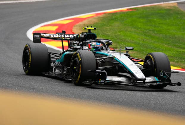 F1 Belgian Grand Prix - Spa ANDREA KIMI ANTONELLI (ITA) of Mercedes-AMG PETRONAS Formula One Team on Friday during the 2026 Formula 1 Moët & Chandon Belgian Grand Prix at the Circuit de Spa-Francorchamps on July 17, 2026. Photo by Antoine LAPEYRE Reveries Agency via ABACAPRESS.COM Spa-Francorchamps Belgium  Copyright: xAntoinexLapeyre ReveriesxAgency ABACAx