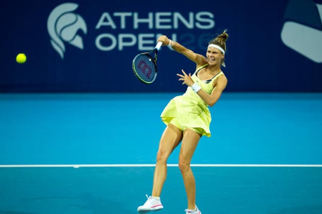 Vanda Pharmaceuticals Athens Open - Day 5 Katarzyna Piter of Poland and Eudice Chong of Hong Kong play their semi-final doubles match against Hao-Ching Chan of Taiwan and Miyu Kato of Japan at the 2026 Vanda Pharmaceuticals Athens Open Women s tennis tournament at the Athens Olympic Tennis Centre in Athens, Greece. Athens Athens Greece  Copyright: xOwenxHammondx originalFilename:hammond-2026vand260717_npivd.jpg