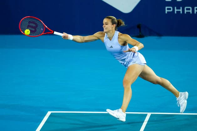 Vanda Pharmaceuticals Athens Open - Day 5 Fourth seed Maria Sakkari of Greece is in action during her quarterfinal match against Alycia Parks of the United States at the 2026 Vanda Pharmaceuticals Athens Open Women s tennis tournament at the Athens Olympic Tennis Centre in Athens, Greece. Athens Athens Greece  Copyright: xOwenxHammondx originalFilename:hammond-2026vand260717_npREc.jpg
