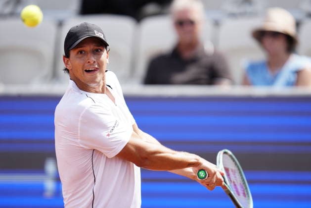 BASTAD, SWEDEN 20260718 Luciano Darderi during the men s semi-final at the Nordea Open tennis match in Bastad. GÖTEBORG SWEDEN x9200x *** BASTAD, SWEDEN July 18, 2026 Luciano Darderi during the men s semifinal at the Nordea Open tennis tournament in Bastad, GOTHENBURG, SWEDEN x9200x  Copyright: xBjörnxLarssonxRosvall TTx NORDEA OPEN TENNIS IN BASTAD