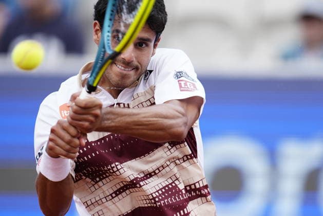 BASTAD, SWEDEN 20260718 Adolfo Daniel Vallejo during the men s semifinal at the Nordea Open tennis match in Bastad. BASTAD SWEDEN x9200x *** BASTAD, SWEDEN July 18, 2026 Adolfo Daniel Vallejo during the men s semifinal at the Nordea Open tennis tournament in Bastad BASTAD SWEDEN x9200x  Copyright: xBjörnxLarssonxRosvall TTx NORDEA OPEN TENNIS IN BASTAD