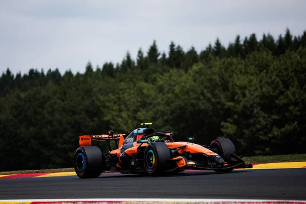 F1 - BELGIAN GRAND PRIX 2026 01 NORRIS Lando (gbr), McLaren F1 Team MCL40, action during the Formula 1 Belgian Grand Prix 2026, 10th round of the 2026 Formula One World Championship, WM, Weltmeisterschaft from July 17 to 19, 2026 on the Circuit de Spa-Francorchamps, in Stavelot, Belgium -  Copyright: xEricxAlonsox
