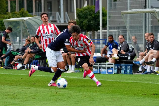 Friendly: Sparta Rotterdam v SV Meppen Delden - Shunsuke Mito of Sparta Rotterdam during a friendly in preparation of the 2026 2027 season. The match is set between Sparta Rotterdam and SV Meppen at Aparthotel Delden on 18 July 2026 in Delden, The Netherlands. (Hero Images Carlo Bruil) Copyright: xCarloxBruilx