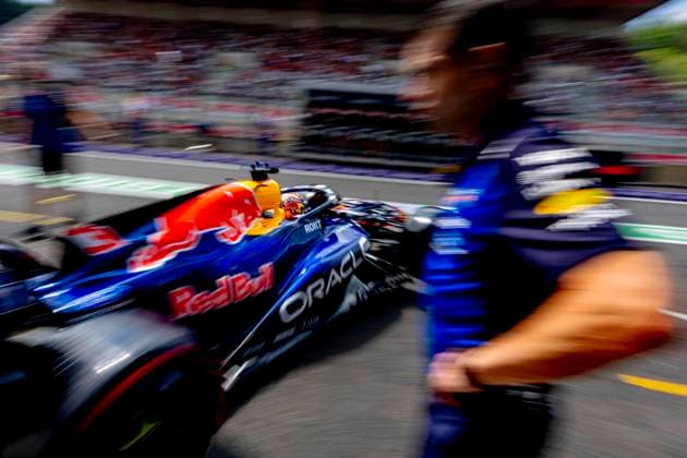 SPA - Formula 1 driver Max Verstappen of Oracle Red Bull Racing during the Formula 1 Belgium at Spa Francorchamps on July 18, 2026 in Spa, Belgium. (Photo by DeFodi Images) - *** SPA Formula 1 driver Max Verstappen of Oracle Red Bull Racing during the Formula 1 Belgian Grand Prix at Spa-Francorchamps on July 18, 2026, in Spa, Belgium. Photo by DeFodi Images