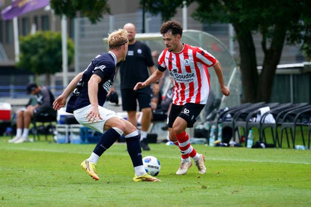 Friendly: Sparta Rotterdam v SV Meppen Delden - Mitchell van Bergen of Sparta Rotterdam during a friendly in preparation of the 2026 2027 season. The match is set between Sparta Rotterdam and SV Meppen at Aparthotel Delden on 18 July 2026 in Delden, The Netherlands. (Hero Images Carlo Bruil) Copyright: xCarloxBruilx