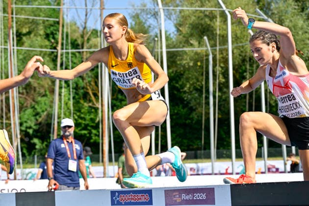 Franziska GRAETER (Germany, TSG Schwaebisch Hall, 2.000m Hindernis) ITA, European Atheltics U18 Championships, Athletics, 18.07.2026, ITA, European Atheltics U18 Championships, Athletics, 18.07.2026, *** Franziska GRAETER, Germany, TSG Schwäbisch Hall, 2,000m Steepchase, ITA, European Athletics U18 Championships, Athletics, July 18, 2026, ITA, European Athletics U18 Championships, Athletics, July 18, 2026, Copyright: xx